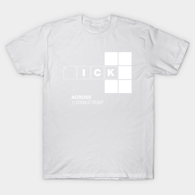 Anti Donald Trump Crossword Puzzle T-Shirt-TOZ